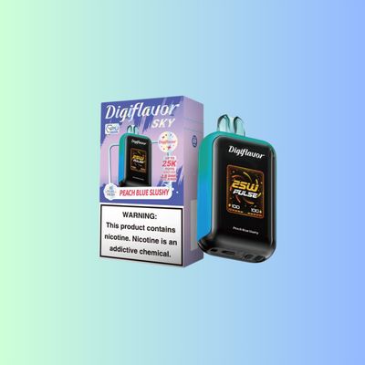 Peach Blue Slushy-Digiflavor Sky Rechargeable 25000