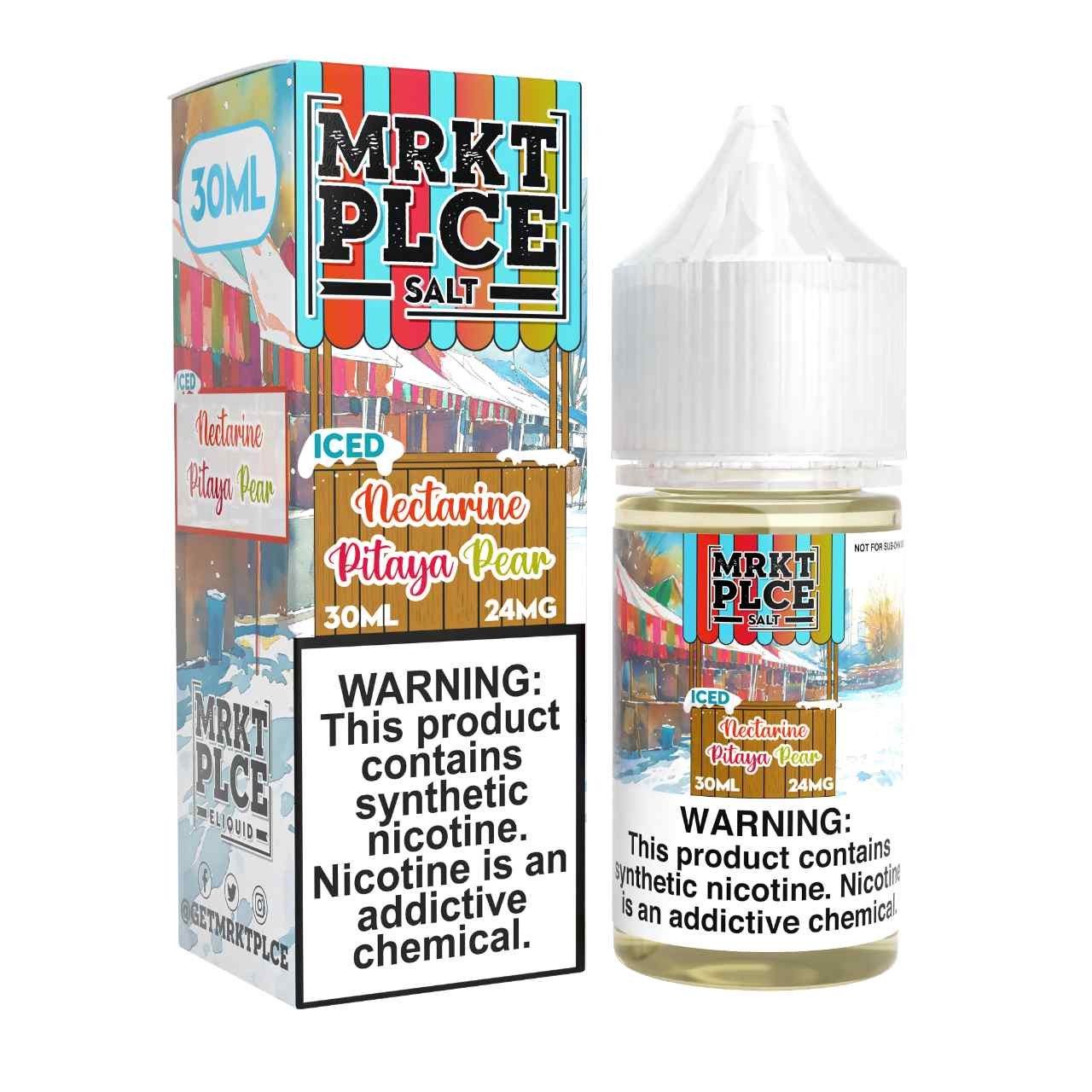 Iced Nectarine Pitaya Pear-MRKT PLCE 30ml Salt