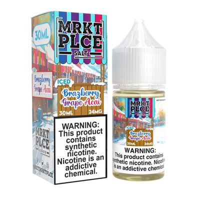 Iced Brazberry Grape Acai-MRKT PLCE 30ml Salt