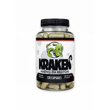 Red Maeng Da-Kraken Kratom 120ct Capsules