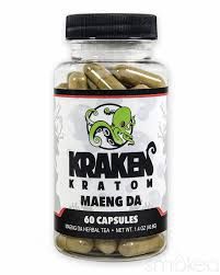 Red Maeng Da-Kraken Kratom 60ct Capsules