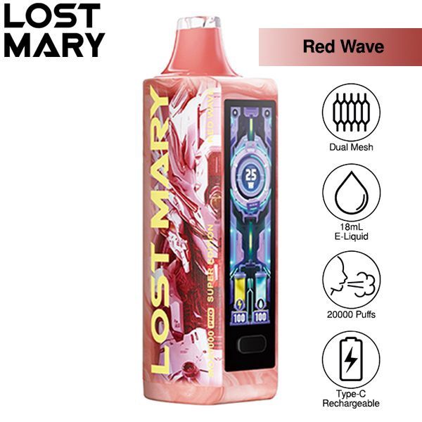 Red Wave-Lost Mary MO20000 Rechargeable Pro Super Edition