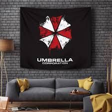 Umbrella Corp Resident Evil Tapestry 80inx90in XXL