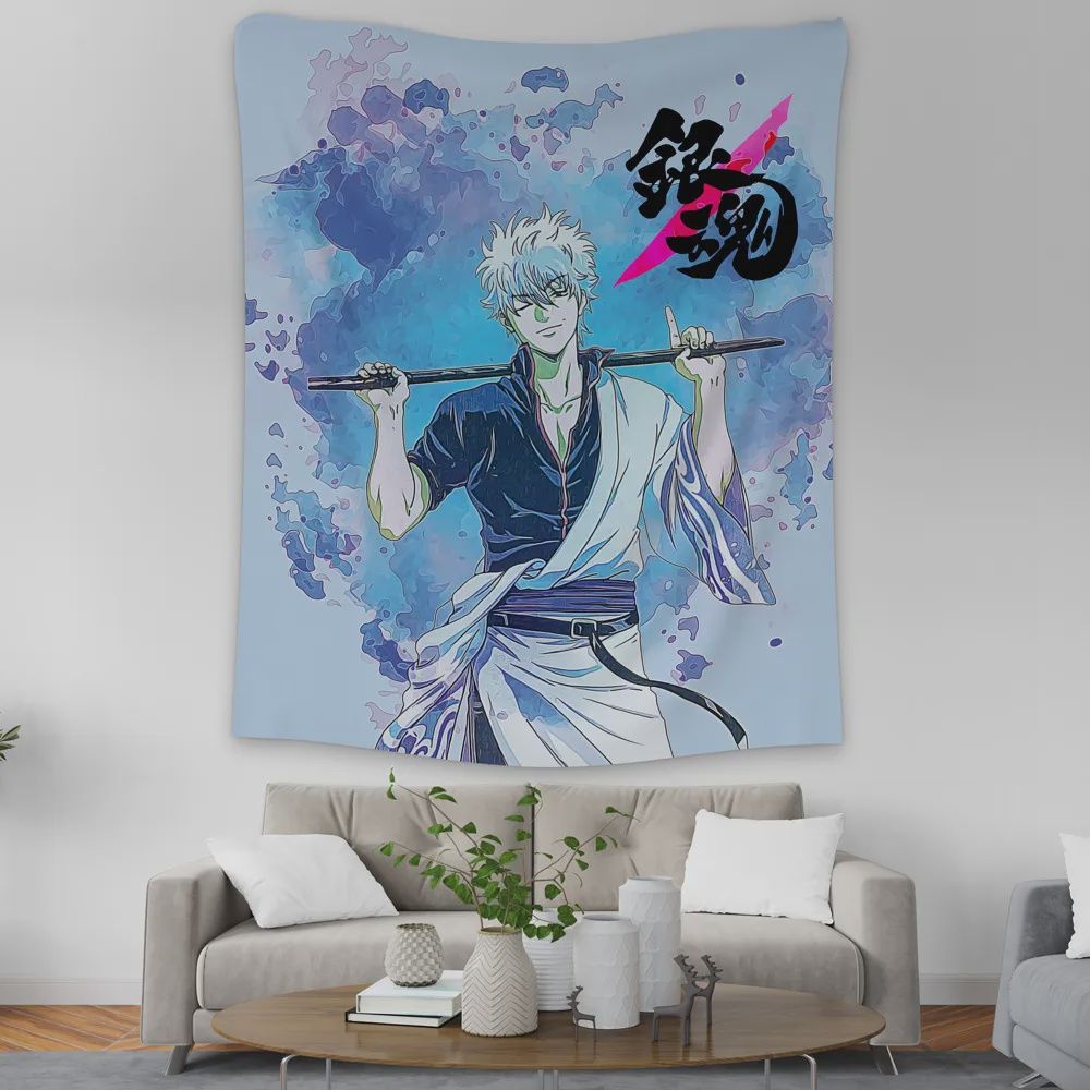 Trippy Sakata Gintoki Gintama Tapestry 80inx90in XXL