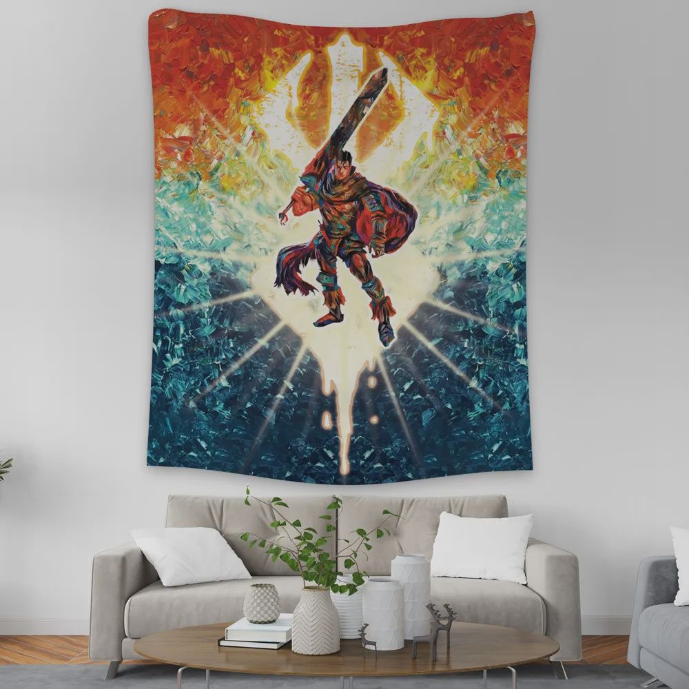 Black Swordsman Guts Berserk Tapestry 80inx90in XXL