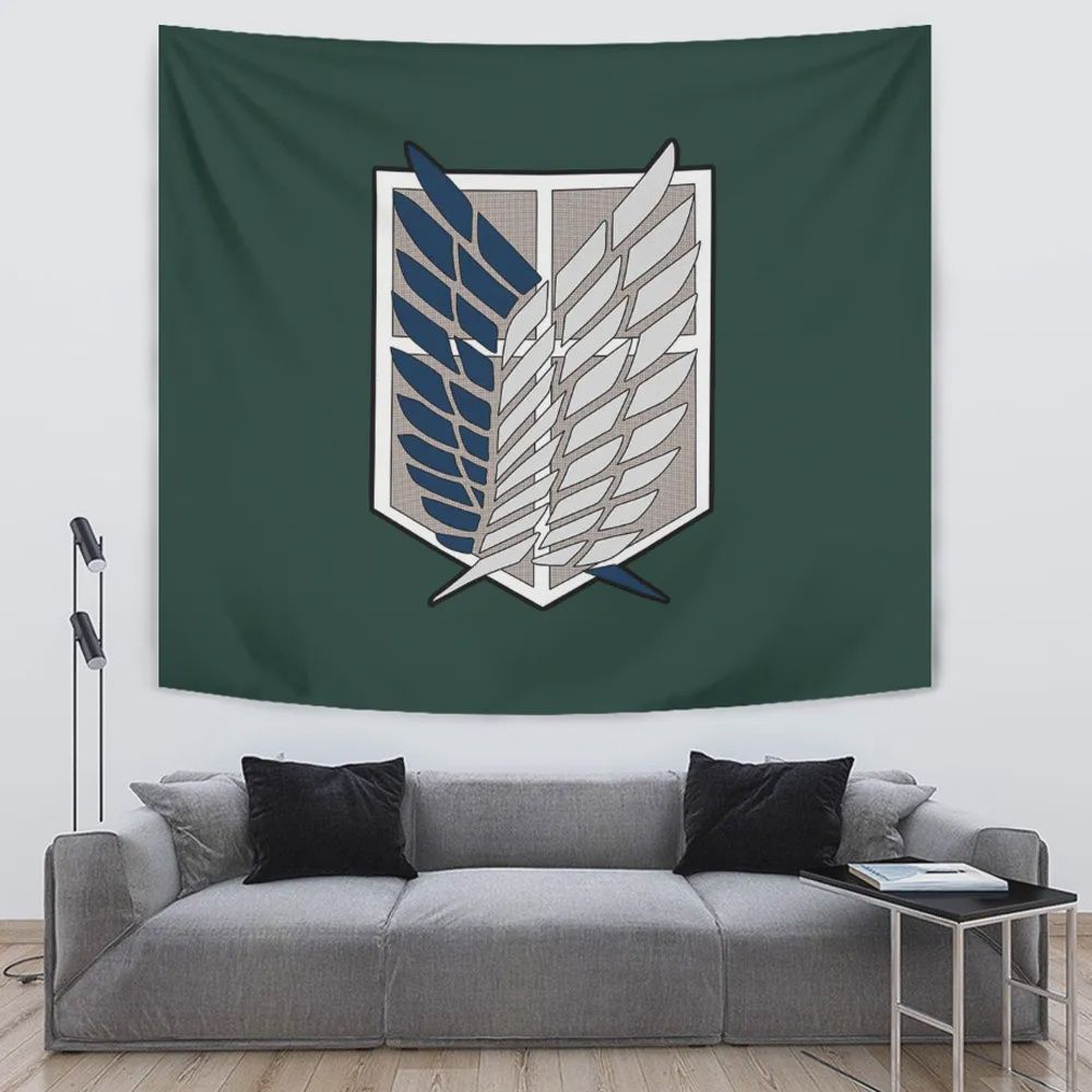 Scouting Regiment Attack On Titan Tapestry 80inx90in XXL
