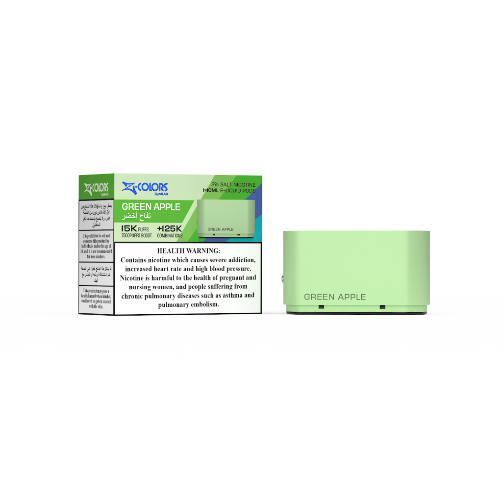 Green Apple- ZLab E-Liquid 10ml Pod