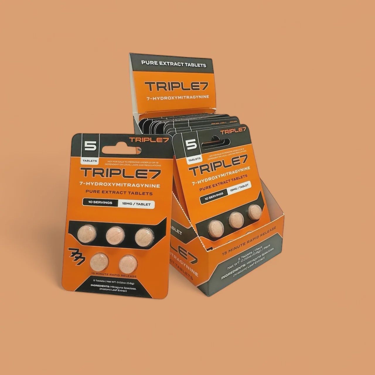 Triple 7- 7 Hydroxy Orange Cream 5Pk