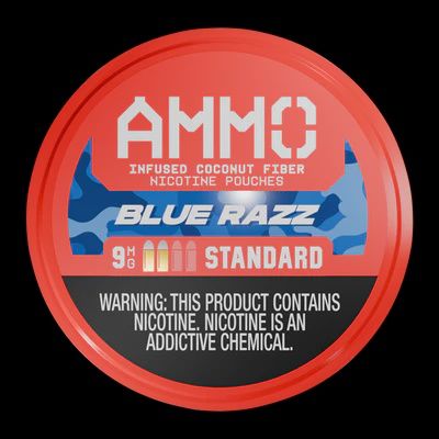 Blue Razz- Ammo Nicotine Pouches