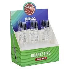 Hillside Glass Quartz Dab Tip 3&quot; 10mm M