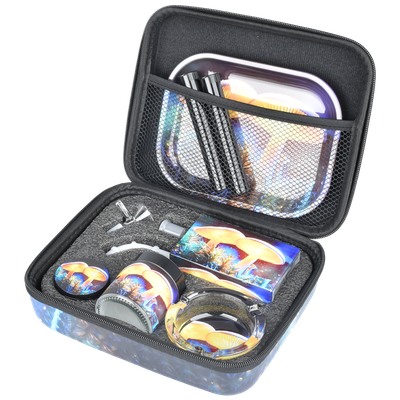 Pulsar Juicebox Water Pipe Travel Kit (Mystical Mushroom)