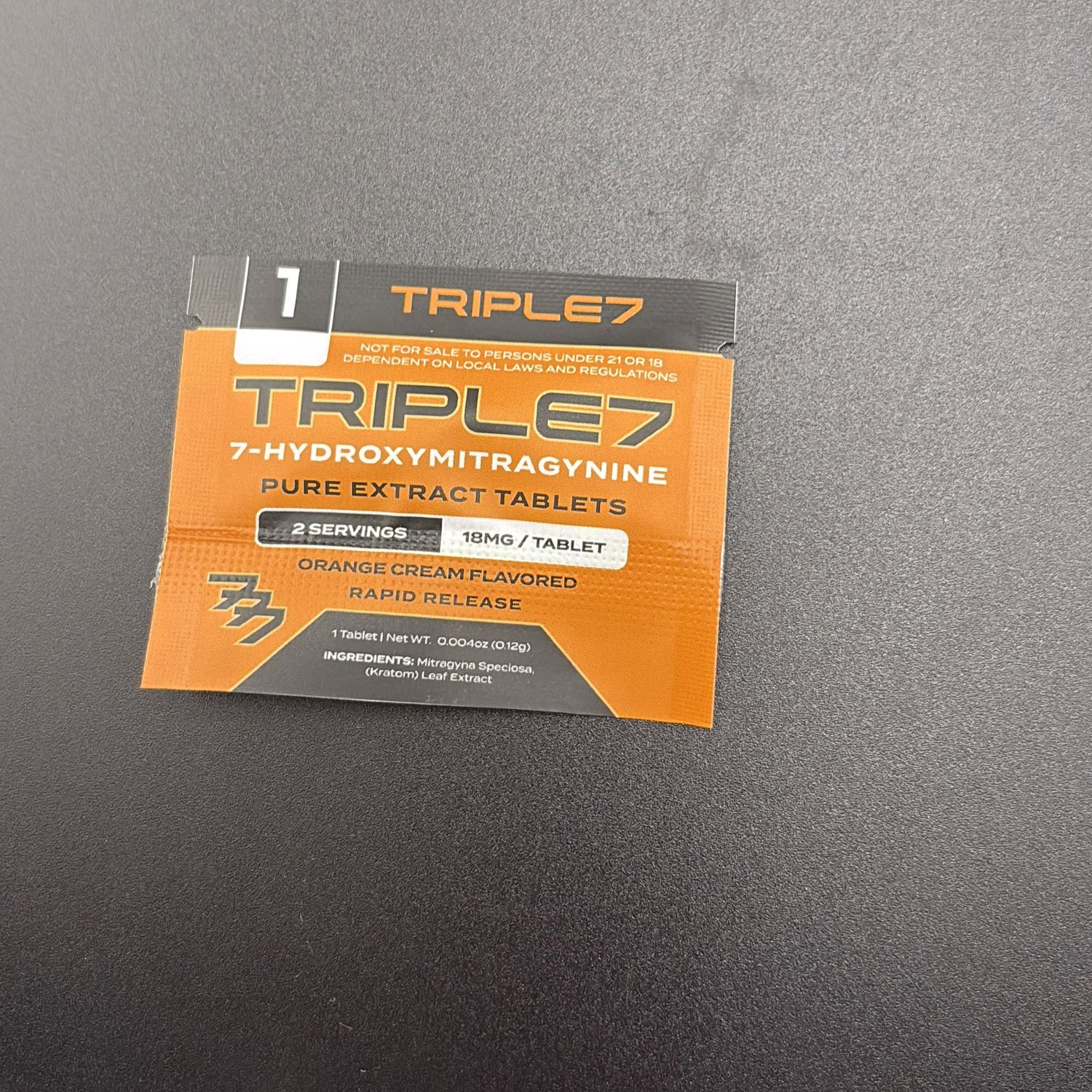 Triple 7- 7 Hydroxy Orange Cream 1Pk