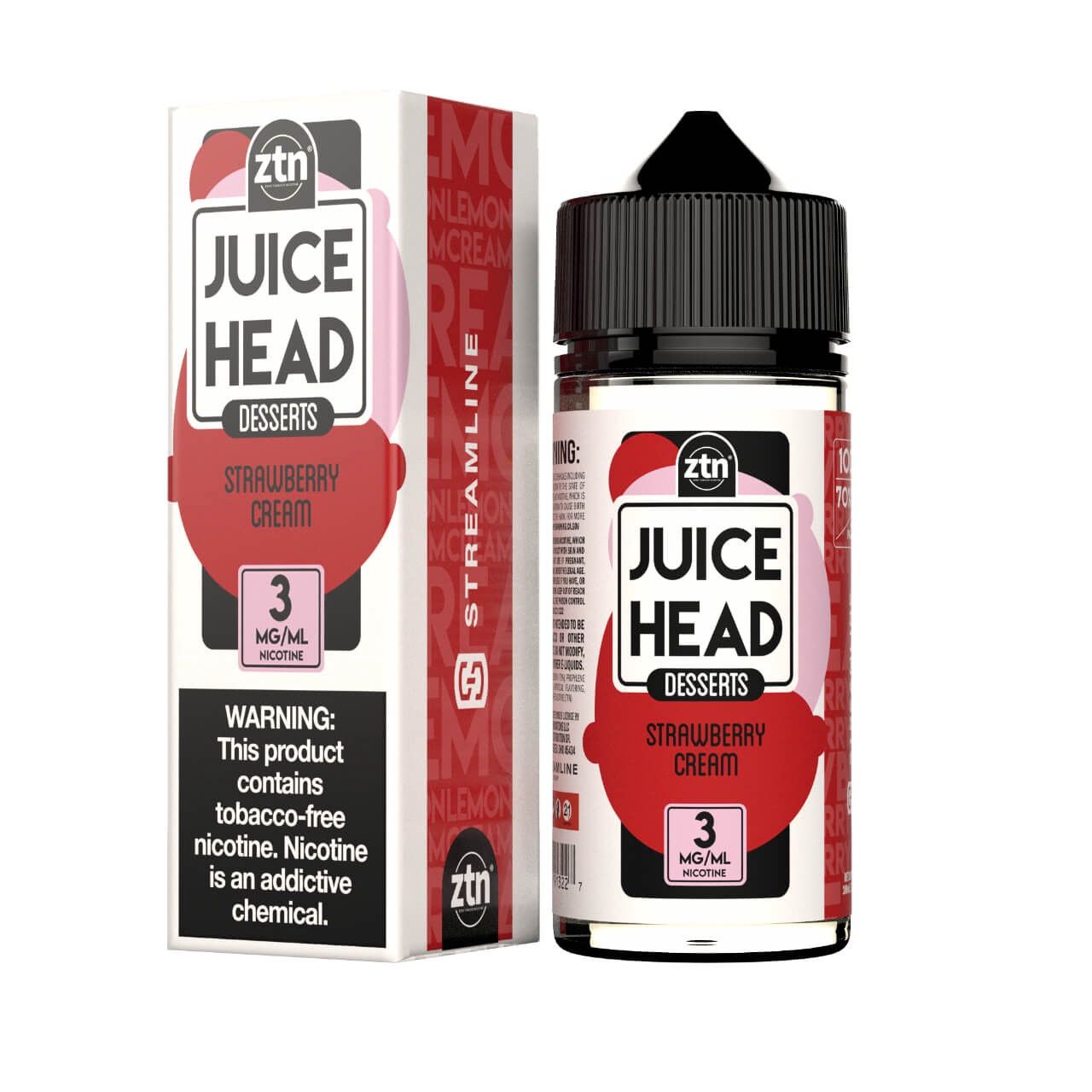 Strawberry Cream- Juice Head 100ml