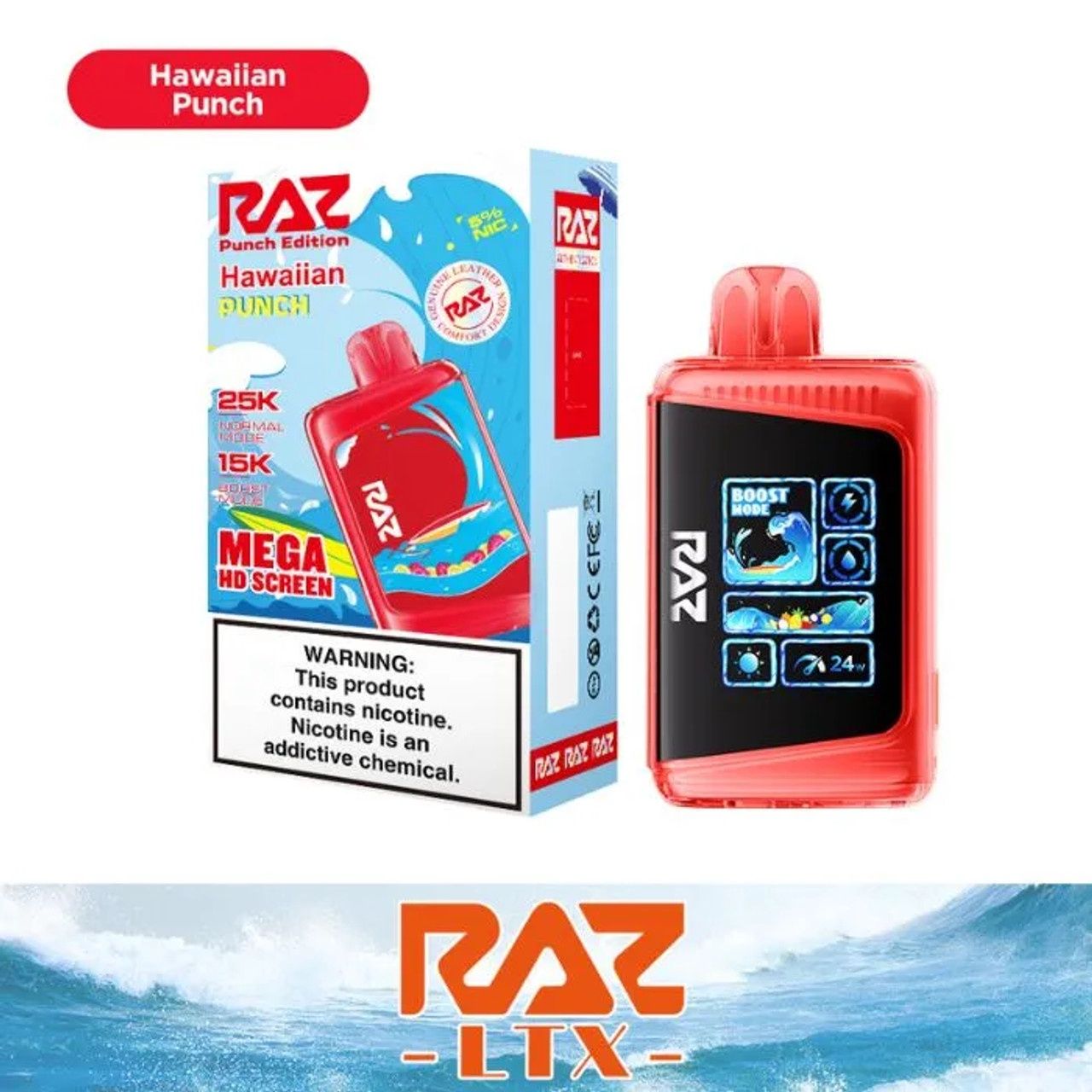 Hawaiian Punch - Raz Rechargable  25000
