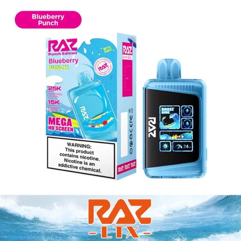 Raz Mega 25000 Flavors List RAZ DC25000 Disposable Vape 25000 Puffs - 5%  Nicotine - HD Display - Review - Price