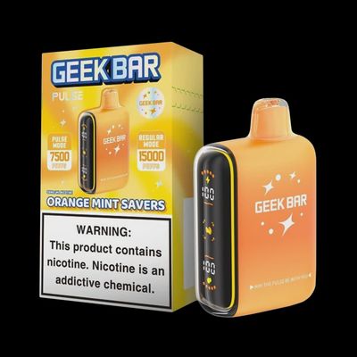 Orange Mint Savers- Geek Bar Pulse 15K