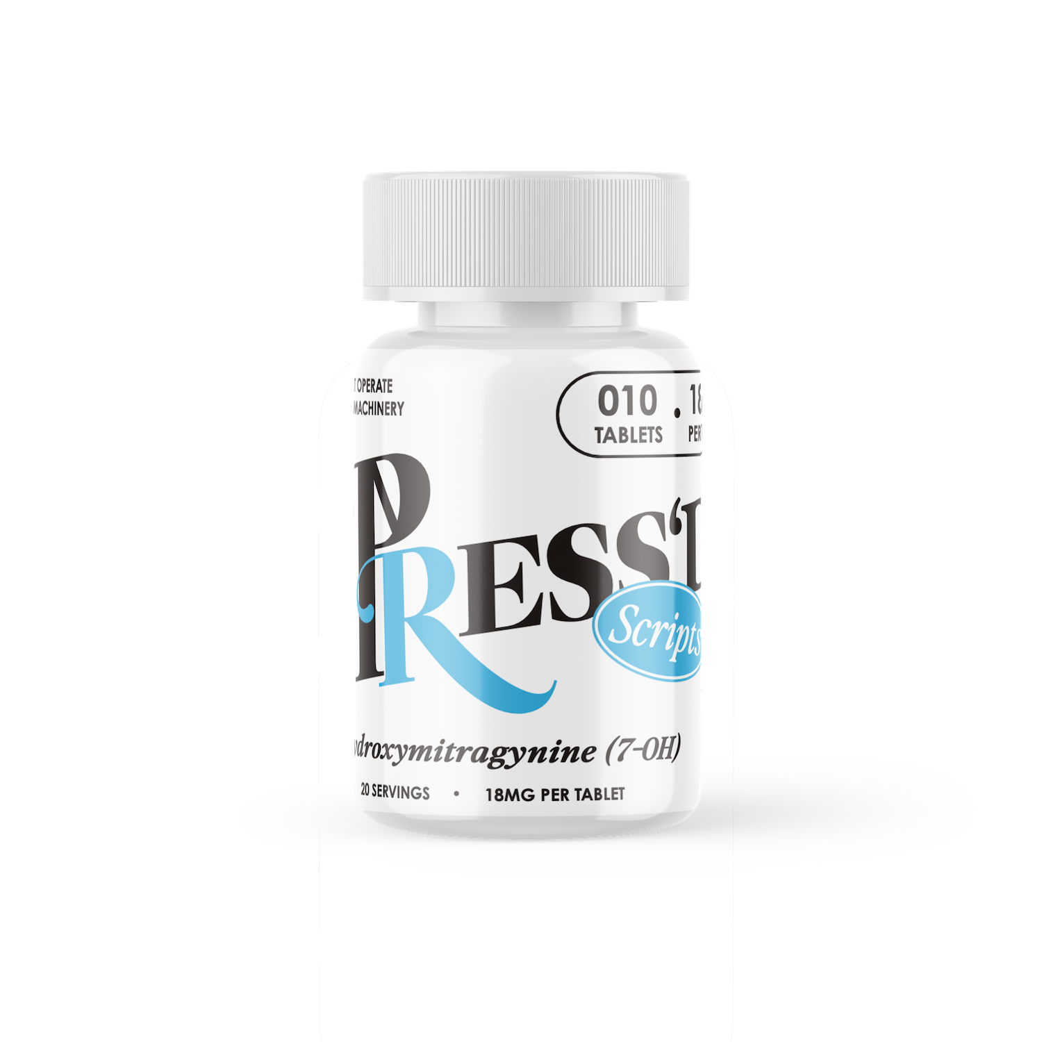Press&#39;d 7 - Hydroxy Script 18mg Tablets