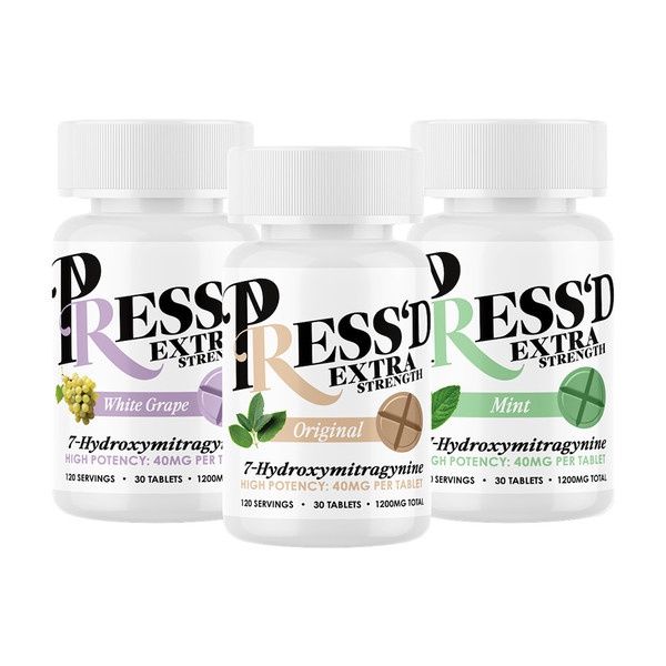 Press&#39;d 7 - Extra Strength Hydroxy 30pk Tablet 40mg (White Grape)