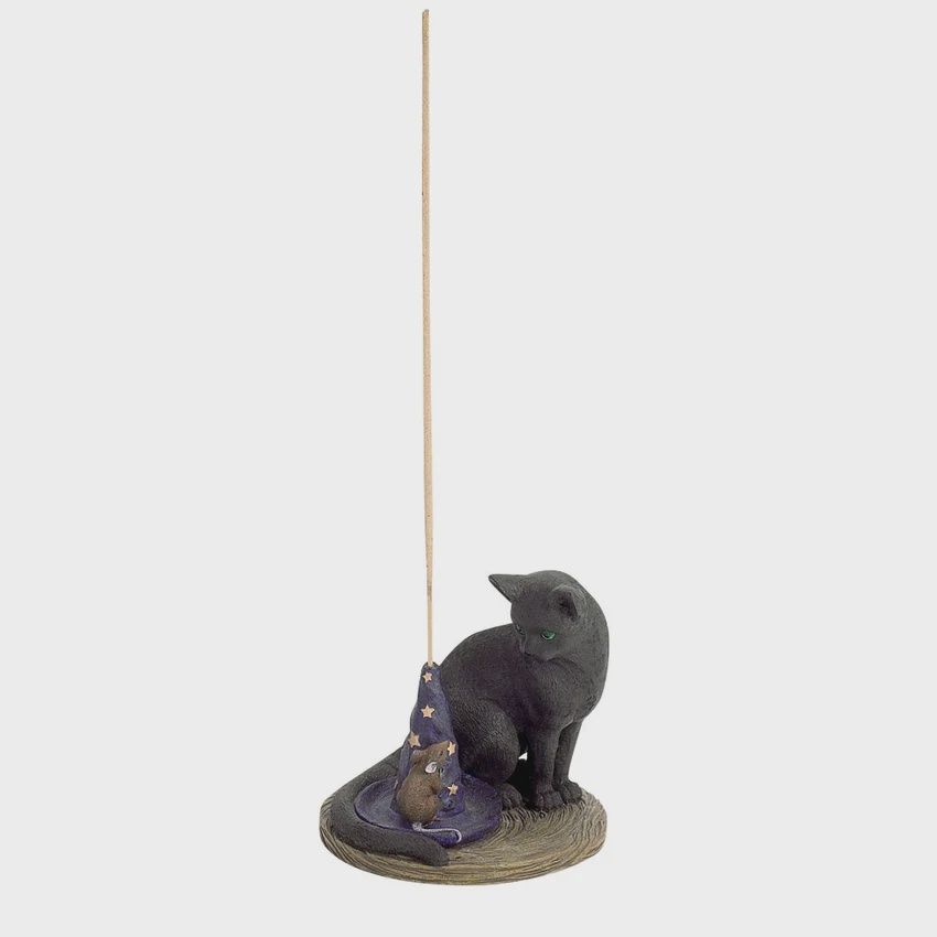 Magical Cat &amp; Mouse - Incense Burner