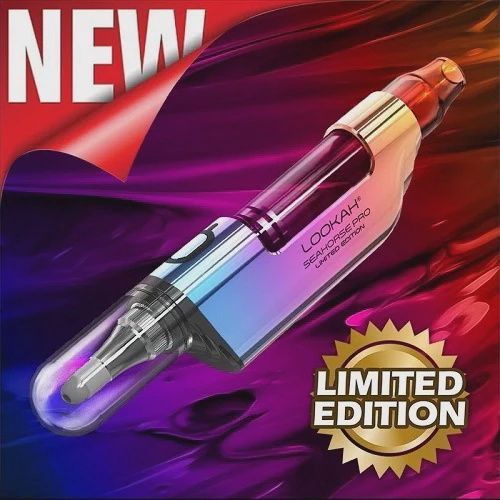 Lookah Seahorse Pro Wax Nectar Collector, Colour: Rainbow
