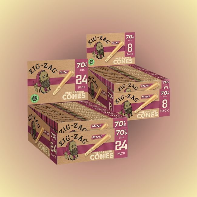 Unbleached Cones 70's Mini -Zigzag