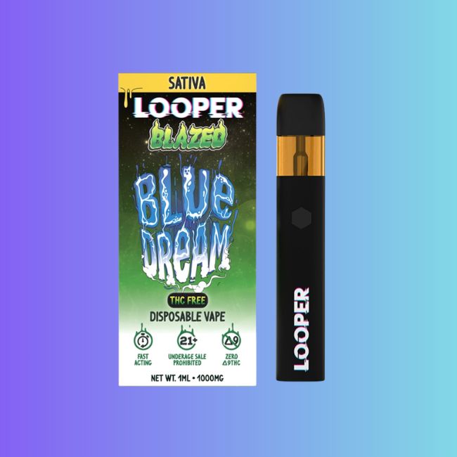 Looper Blazed Disposable Vape 1g, Flavor: Blue Dream