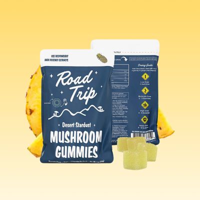Pineapple-Road Trip Desert Stardust Mushroom Gummies