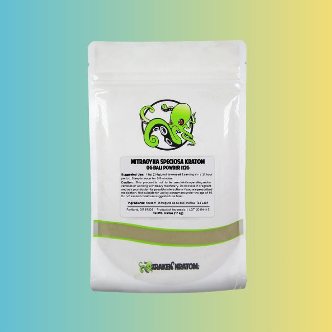 OG Bali- Kraken Kratom Powder 4oz