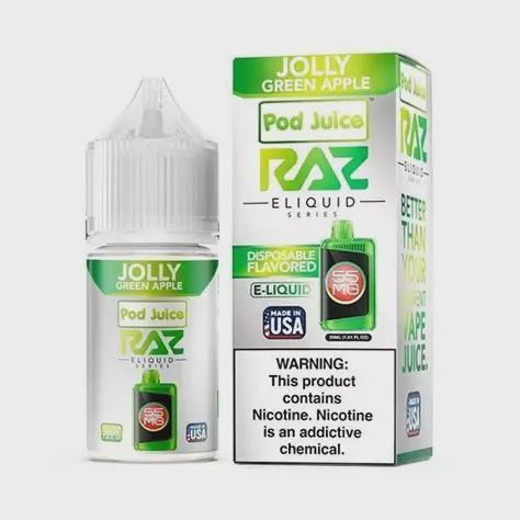Jolly Green Apple - Raz Salt Nicotine 30ml