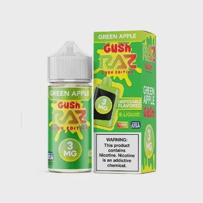 Green Apple Gush - Raz 100ml E-Juice