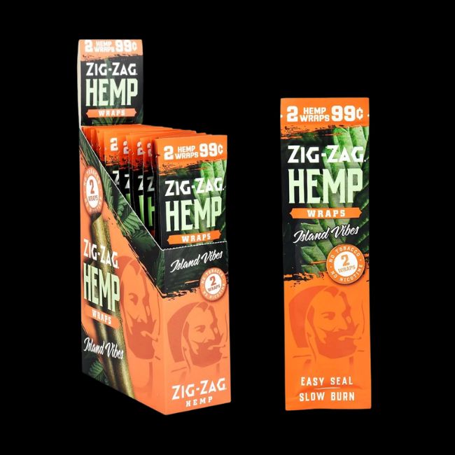 Zig Zag - Hemp Wraps, Flavor: Island Vibes