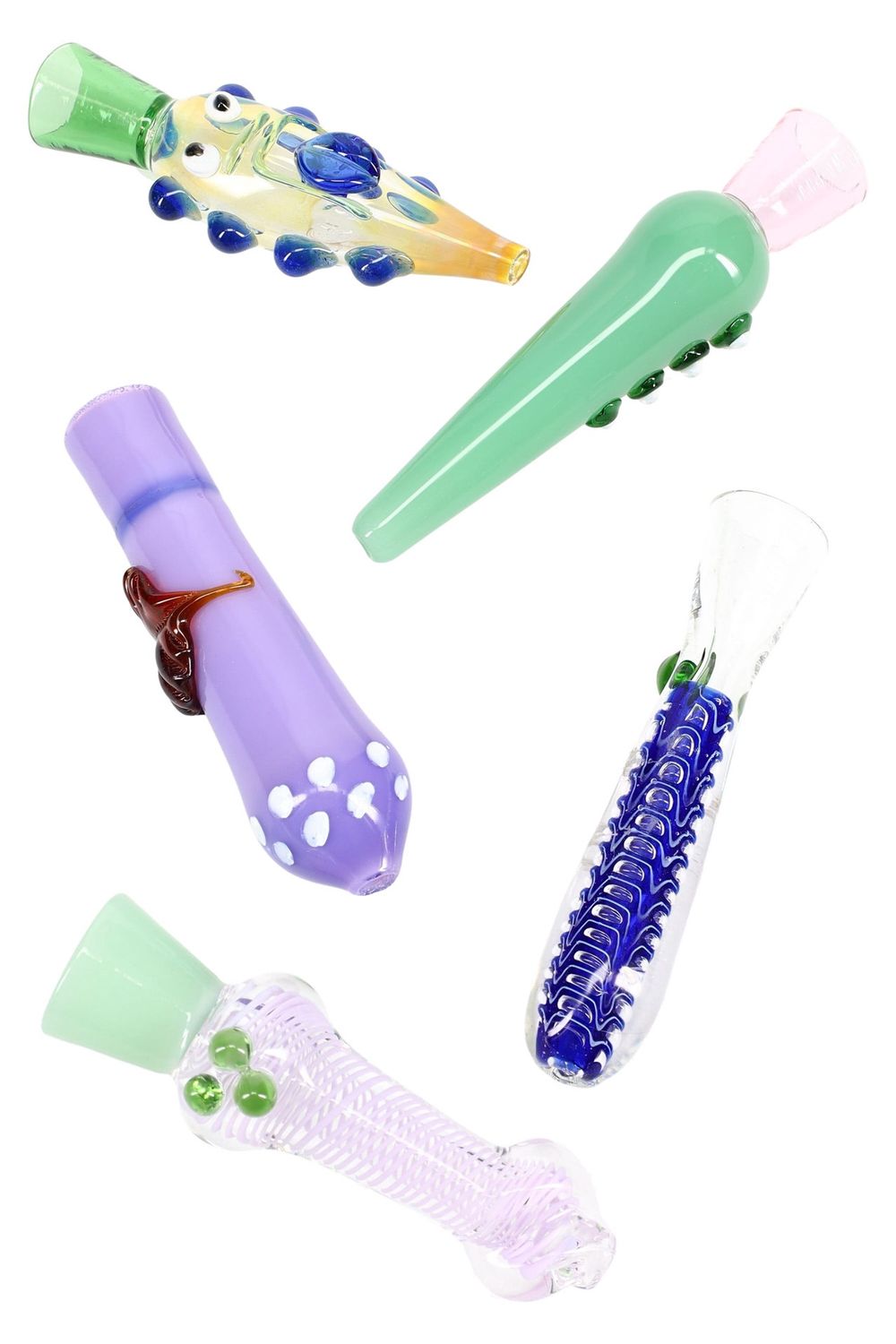Colorful Assorted - Chillum 4"