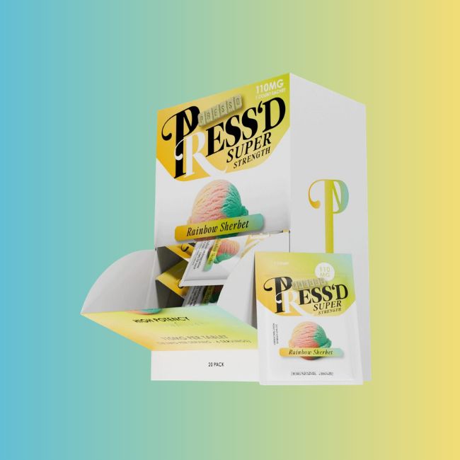 Rainbow Sherbet Super Strength- Press'd (110mg)