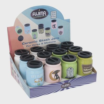 Fujima Ceramic Stash Jar 3oz