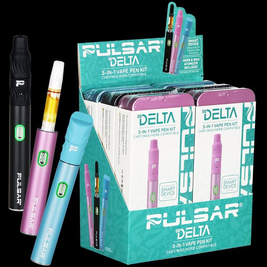 Pulsar 510 Delta 3-in-1 Smart Battery Vape Pen Kit