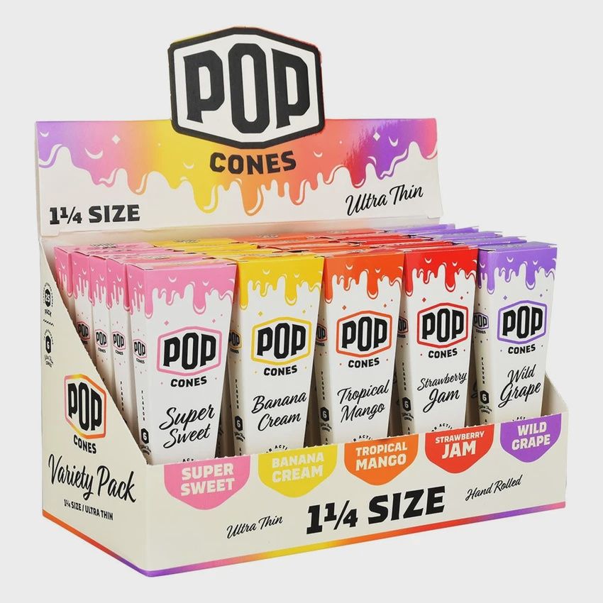 Pop Cones - 1 1/4 Pre-rolled Cones Assorted Flavors