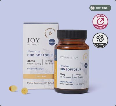 Everyday CBD Softgels 25mg - Joy Nutrition