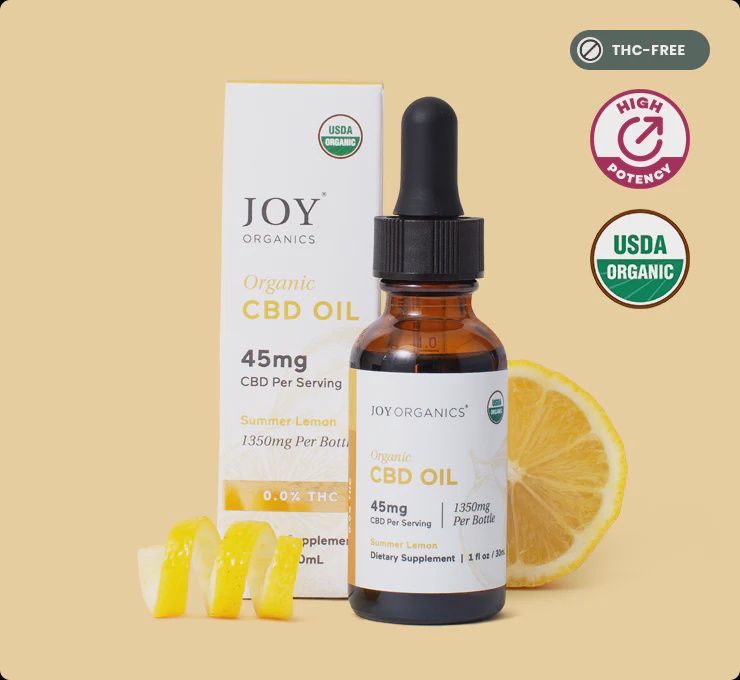 Lemon Broad Spectrum CBD Tincture 900mg - Joy Nutrition