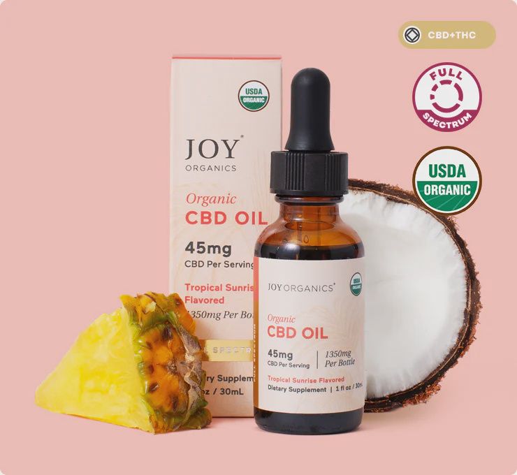 Tropical Full Spectrum CBD Tincture 2250mg - Joy Nutrition