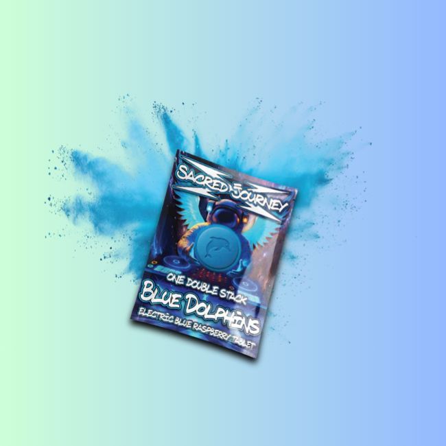 Double Stack Hippie Flip Tablet (Blue Dolphin) - Sacred Journey