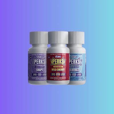 DOZO - Perks Blue Razz 1,000mg 10ct Mellow Blend