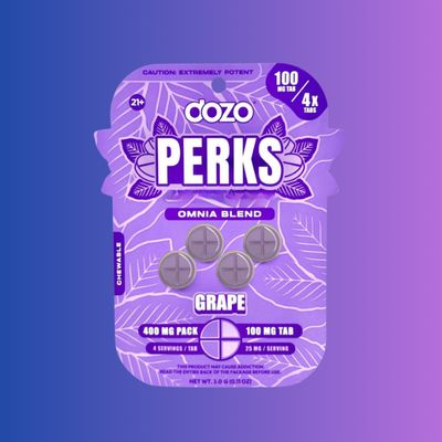 DOZO - Perks Grape 400mg 4ct Omnia Blend
