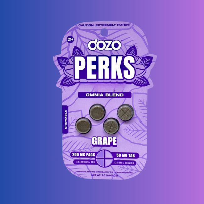 DOZO - Perks Grape 200mg 4ct Omnia Blend