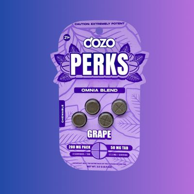 DOZO - Perks Grape 200mg 4ct Omnia Blend