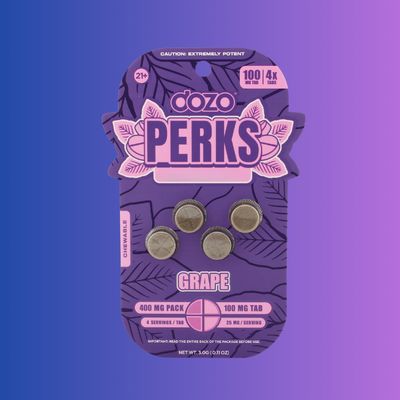 DOZO - Perks Grape 400mg 4ct Pseudo