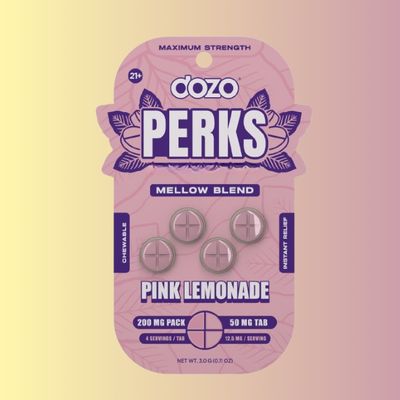 DOZO - Perks Pink Lemonade 200mg 4ct Mellow Blend