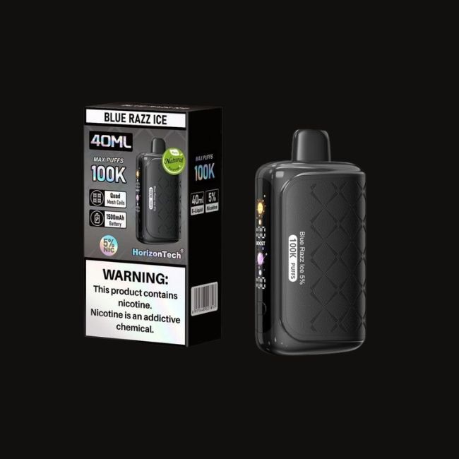 Blue Razz Ice - 100k HorizonTech Disposable