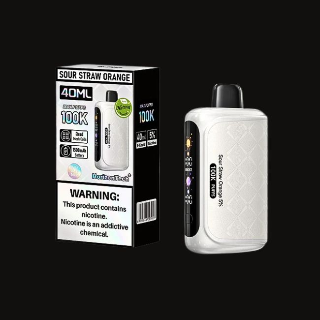 Sour Straw Orange - 100k HorizonTech Disposable