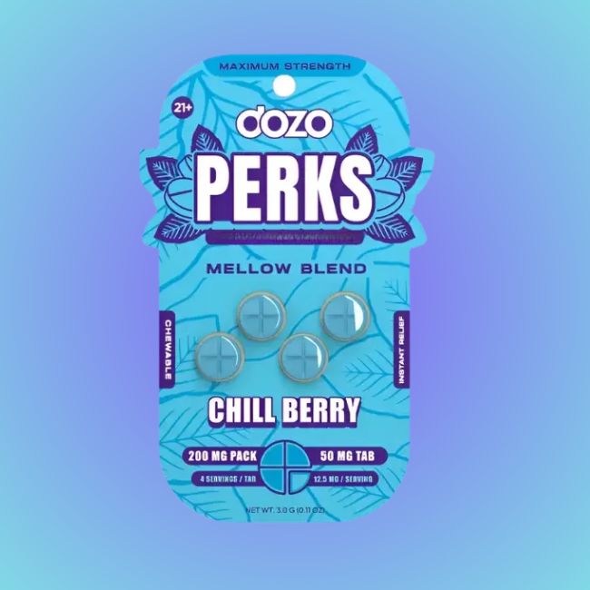 DOZO - Perks Chill Berry 200mg 2ct Mellow Blend