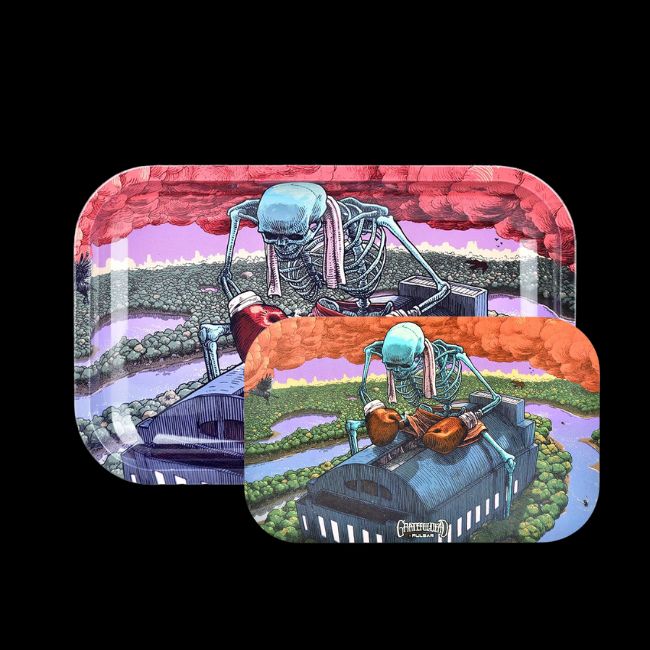 Undead Boxer Rolling Tray w/ Lid - Grateful Dead x Pulsar